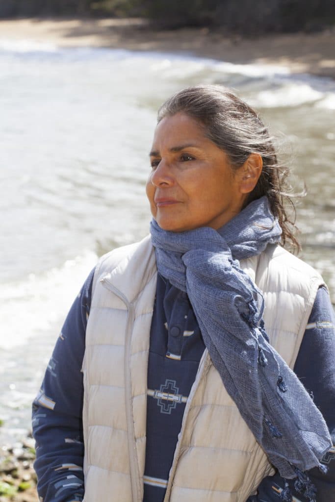 Theresa Harlan at Felix Cove in Pt. Reyes National Seashore on April 20, 2021.